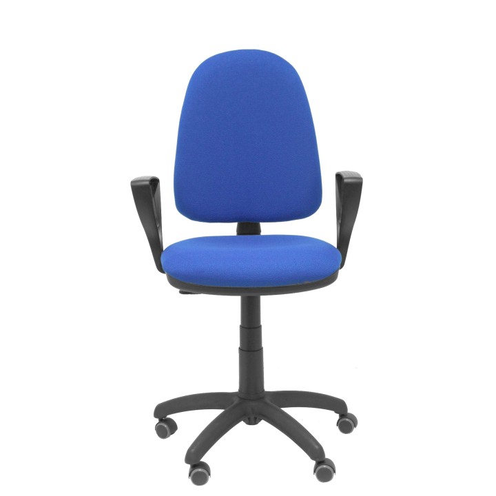 SILLA AYNA BALI BRAZOS FIJOS RUEDAS DE PARQUET AZUL 04CPBALI229BGOLFRP