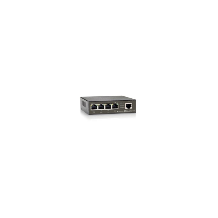 SWITCH LEVEL ONE GEP-0523 5PTOS 10/100/1000 NEGRO GEP-0523