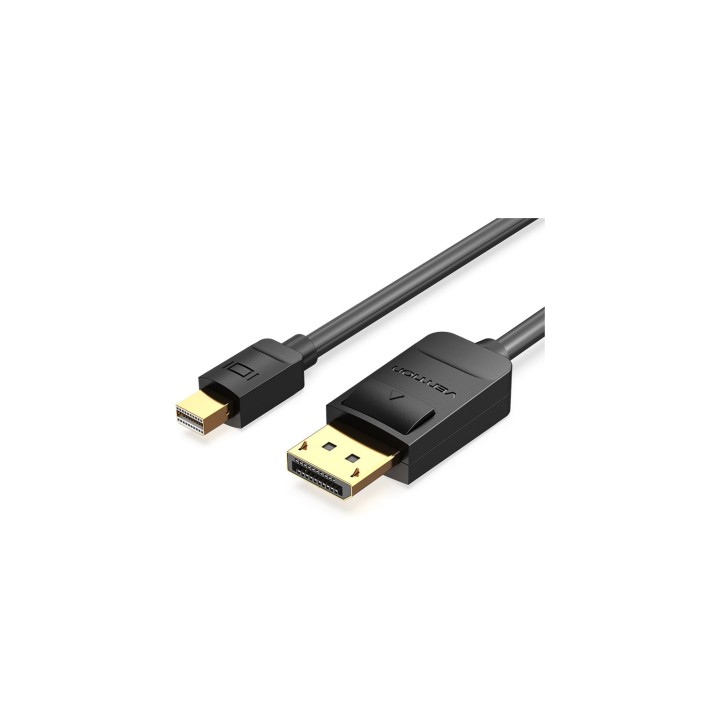Vention HAGBF adaptador de cable de vídeo 1 m DisplayPort HDMI Negro