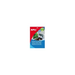 CAJA DE ETIQUETAS DE SEGURIDAD ADHESIVAS APLI 45.7 x 21.2MM 10 HOJAS 11272