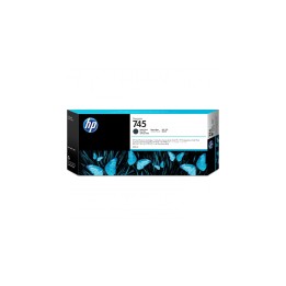 HP 745 Cartucho de Tinta Original Alto Rendimiento Negro Mate