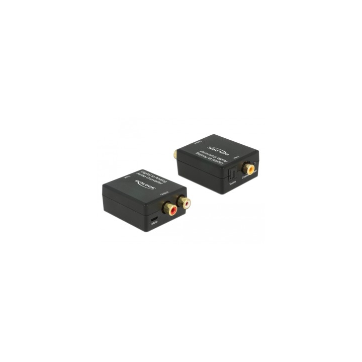 CONVERTIDOR AUDIO DIGITAL ANALOGICO HD DELOCK 63477