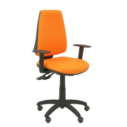 SILLA ELCHE S BALI BRAZOS REGULABLES RUEDAS DE PARQUET NARANJA 14SBALI308B10RP