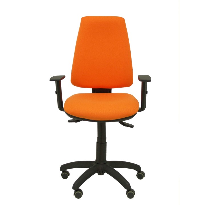 SILLA ELCHE S BALI BRAZOS REGULABLES RUEDAS DE PARQUET NARANJA 14SBALI308B10RP