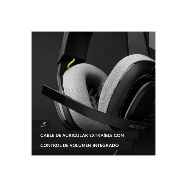 AURICULARES + MICROFONO LOGITECH GAMING A10 ASTRO JACK 3.5MM BLACK