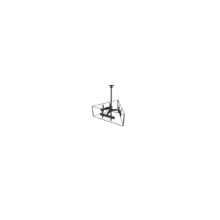 SOPORTE EQUIP 3 PANTALLA 32P - 65P TECHO INCLINABLE 650371