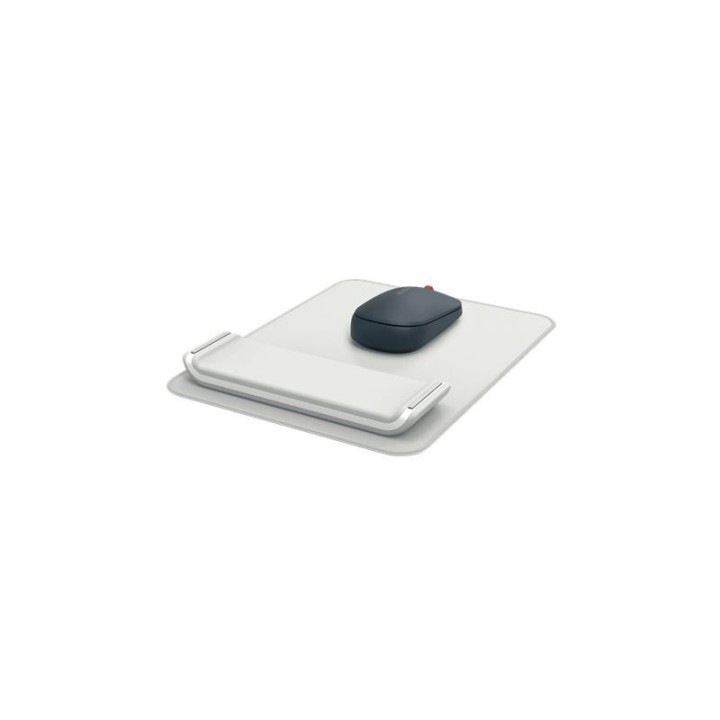 ALFOMBRILLA + REPOSAMUÑECA TECLADO LEITZ ERGONOMICO LIGHT GREY