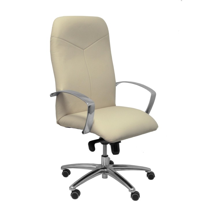 SILLON CAUDETE SIMILPIEL CREMA 115DBSP02