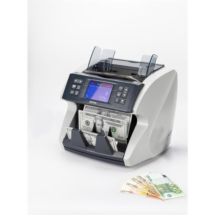 CONTADOR/DETECTOR DE BILLETES FALSOS AVPOS DTC180 EUR/USD 3Y