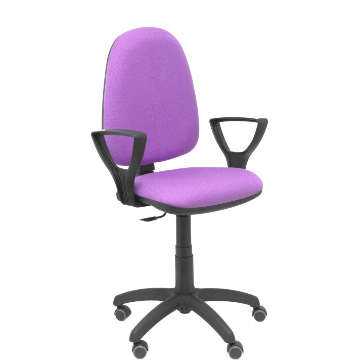 SILLA AYNA BALI BRAZOS FIJOS RUEDAS DE PARQUET LILA 04CPBALI82BGOLFRP