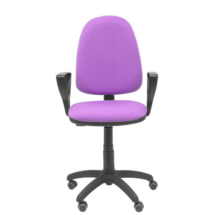SILLA AYNA BALI BRAZOS FIJOS RUEDAS DE PARQUET LILA 04CPBALI82BGOLFRP