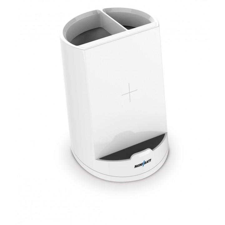 CARGADOR INALAMBRICO PORTA LAPICEROS MINIBATT POWERCUP Qi FAST CHARGE MB-PWCUP