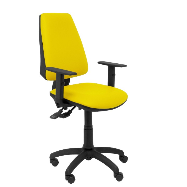 SILLA ELCHE S BALI SIMILPIEL BRAZOS REGULABLES AMARILLO 14SSPAMB10
