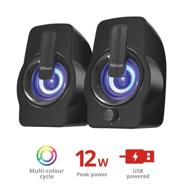 ALTAVOCES TRUST GEMI RGB 2.0 BLACK
