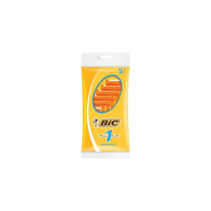 BIC SENSITIVE CUCHILLAS AFEITAR BOLSA 5 CUCHILLAS 1 HOJA 838521