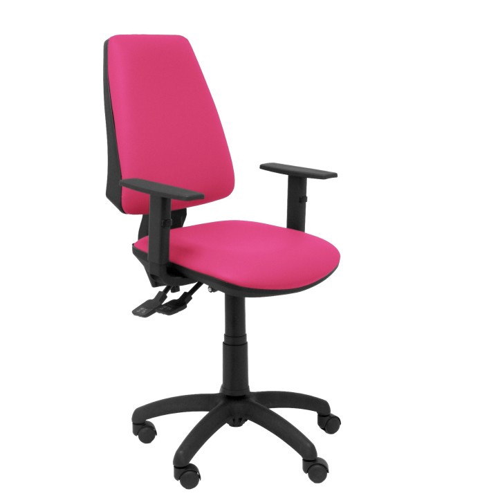 SILLA ELCHE SINCRO SIMILPIEL BRAZO REGULABLE ROSA 14SSPRSB10