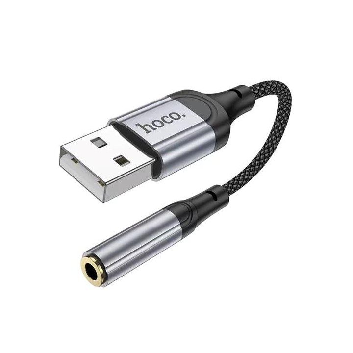 Hoco LS36 Convertidor USB Type-A a Audio de 3.5 TRRS