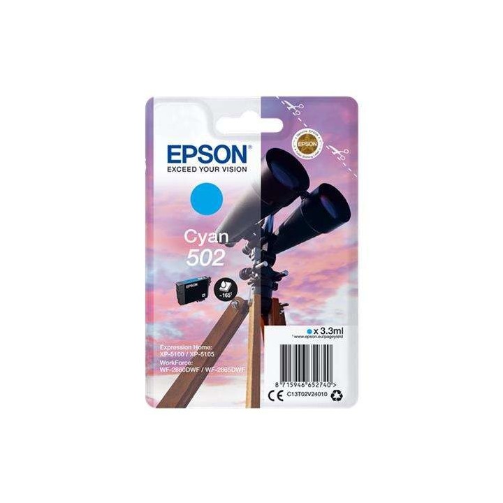TINTA EPSON C13T02V24010 T02V2 CYAN 502
