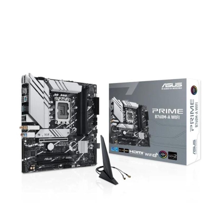 PLACA BASE ASUS PRIME B760M-A WIFI MATX 4XDDR5 HDMI + DP