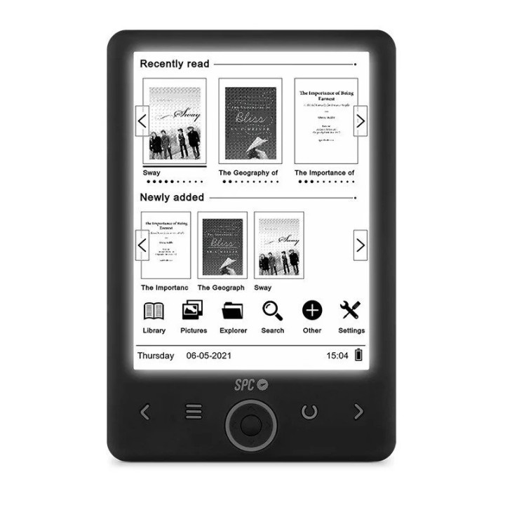 EBOOK SPC DICKENS LIGHT 2 8GB 6 BLACK