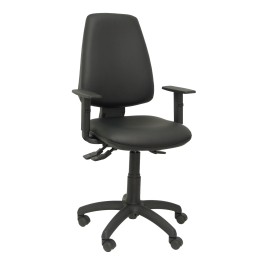 SILLA ELCHE SINCRO SIMILPIEL CON BRAZO REGULABLE NEGRO 14SSPNEB10