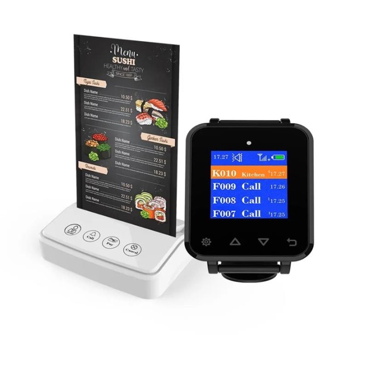 RELOJ AVISADOR DE CAMAREROS AVPOS 1YR GARANTIA