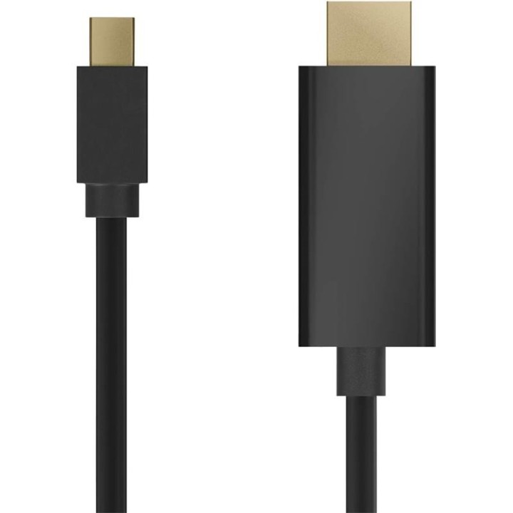 CABLE MINI DP A HDMI MINI DP/M - HDMI/M AISENS 2M BLACK