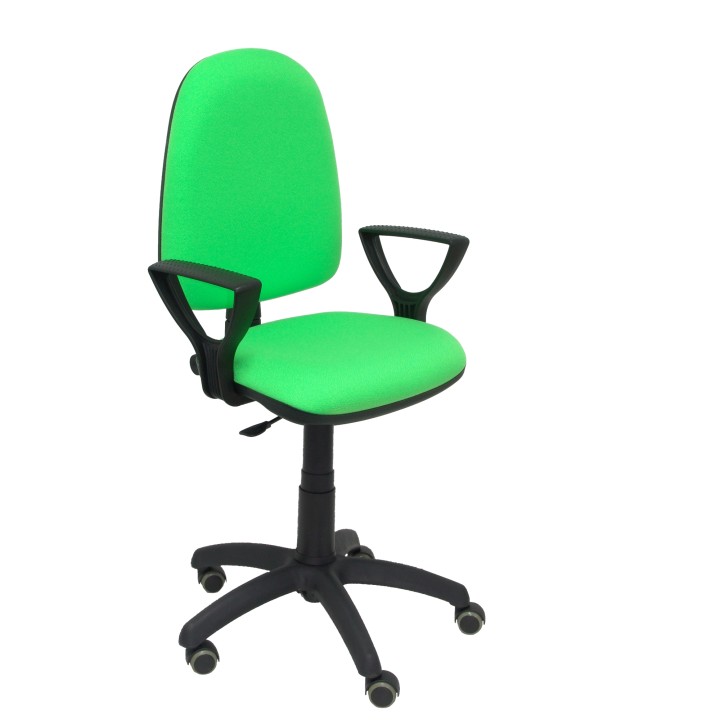 SILLA AYNA BALI PISTACHO BRAZOS FIJOS RUEDAS DE PARQUET VERDE 04CPBALI22BGOLFRP