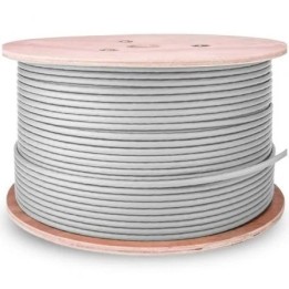 CABLE DE RED BOBINA CAT.6 UTP AWG23 305M AISENS GREY