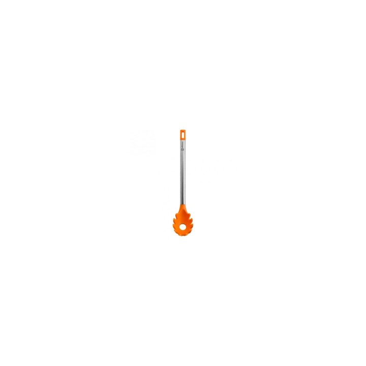 CUCHARA PASTA EFFICIENT BRA ACERO INOXIDABLE INTERIOR DE NYLON RECUBIERTO DE SILICONA NARANJA A195009