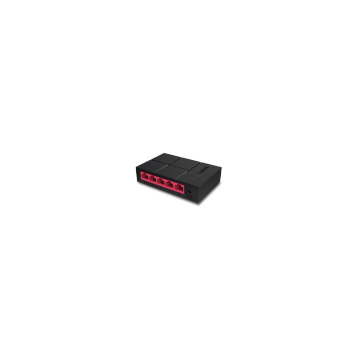 SWITCH MERCUSYS 5 PTOS 10/100/1000 NEGRO MS105G