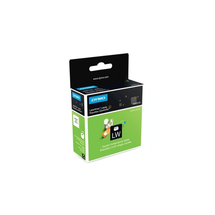 ROLLO ETIQUETAS DYMO LABEL WRITER CUADRADOS DE PAPEL ADHESIVOS - 750 UDS