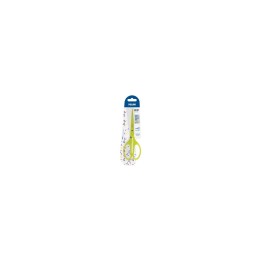 BLISTER TIJERAS MILAN CUCHILLA ACERO INOXIDABLE MANGO PLASTICO APTO PARA ZURDOS ACID AMARILLO BWM10425Y