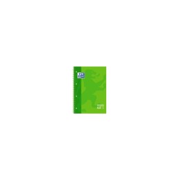 LIBRETA OXFORD ESPIRAL A4+ TAPA EXTRADURA 80 HOJAS 4 TALADROS VERDE 100430199