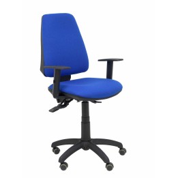 SILLA ELCHE S BALI BRAZOS REGULABLES RUEDAS DE PARQUET AZUL 14SBALI229B10RP