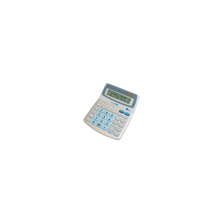 CALCULADORA GRANDE MILAN DE 12 DIGITOS MEMORIA DOBLE PANTALLA ORIENTABLE ALIMENTACION DUAL CELULA SOLAR + PILA 152512BL