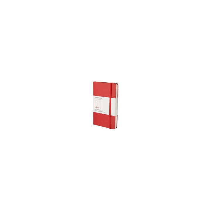 CUADERNO MOLESKINE DE BOLSILLO LISO TAPA DURA ROJO QP012R