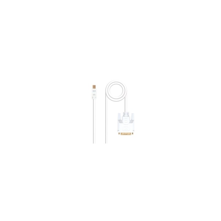 CABLE NANOCABLE MINI DISPLAYPORT MACHO A DVI MACHO 5M BLANCO 10.15.4205