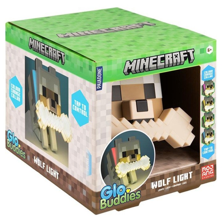 Lampara Wolf GloBuddies Minecraft