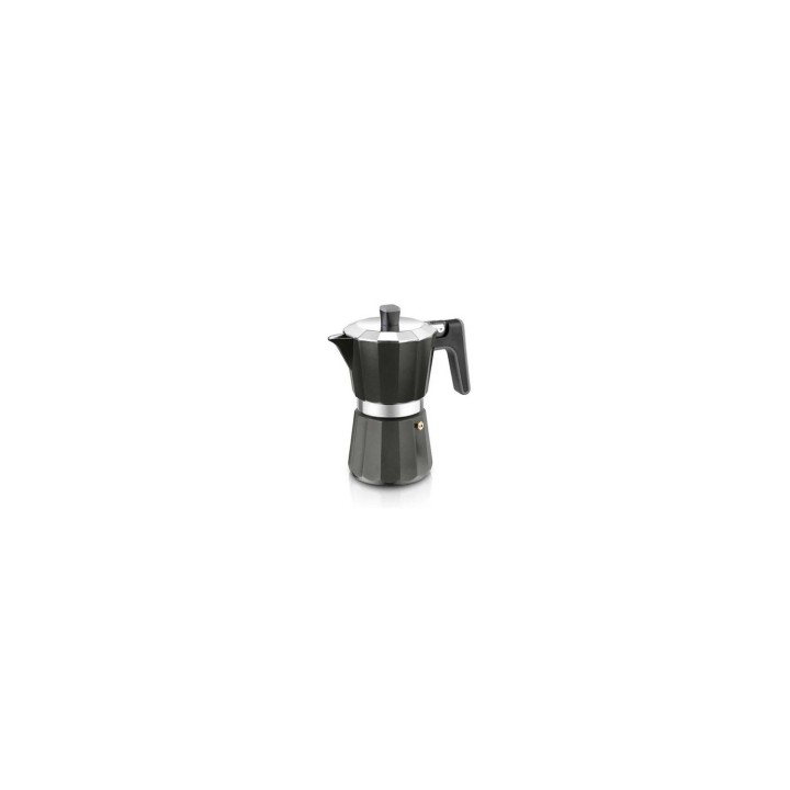 CAFETERA BRA PERFECTA 9 TAZAS ALUMINIO FONDO PARA INDUCCION TOTAL APTA TODO TIPO COCINAS A170486