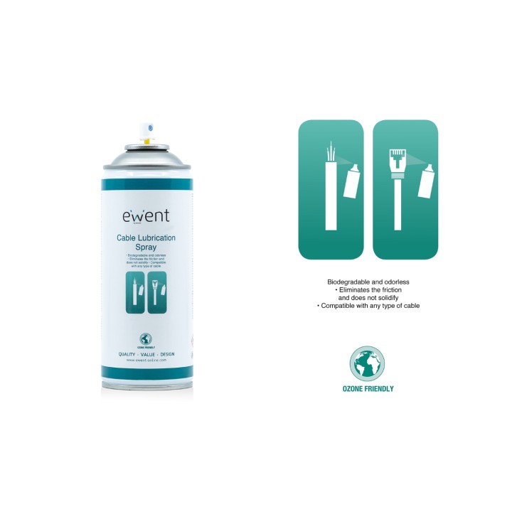 EWENT EW5618 SPRAY LIMPIADOR PULVERIZADOR DE REFRIGERANTE LUBRICACION DE CABLES