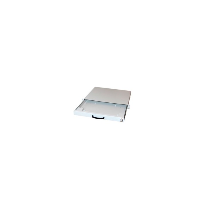 EQUIP 260410 CAJON DE TECLADO PARA RACK 19P CON LLAVE GRIS