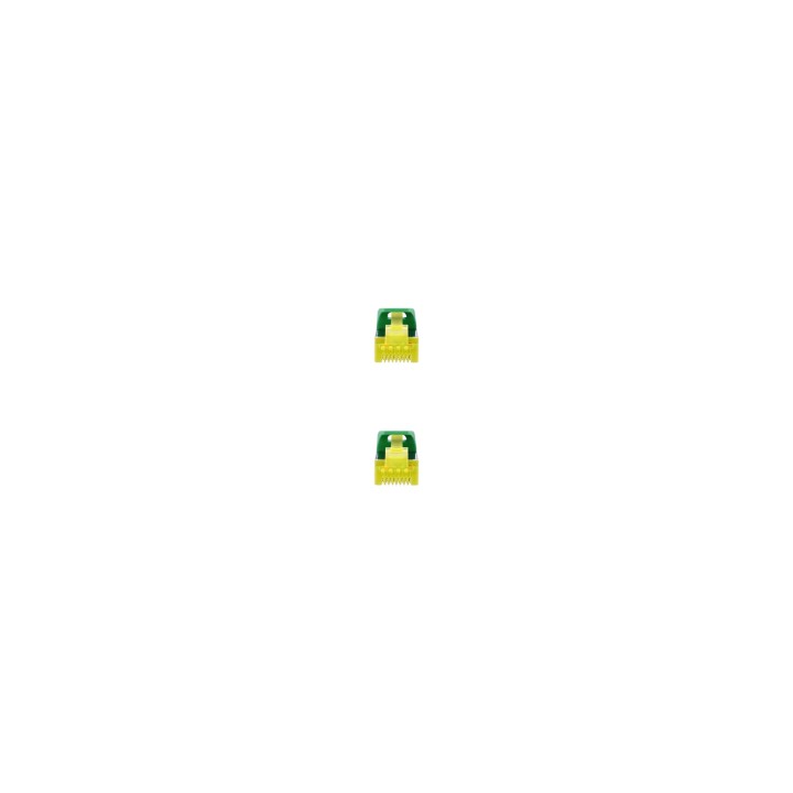 LATIGUILLO RJ45 SFTP CAT6A AWG26 NANOCABLE VERDE 10.20.1902-GR
