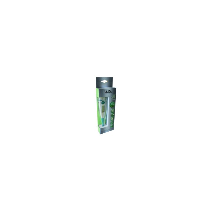 LAICA TH3601W TERMOMETRO DIGITAL DISPLAY LCD 2.1X0.9CM RANGO TEMPERATURA 32-42.9Âº SEÍ‘AL ACUSTICA DE AVISO SONDA FLEXIBLE
