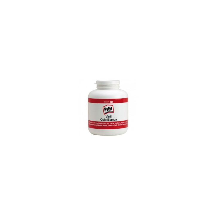 COLA BLANCA PRITT 1KG IDEAL PARA HACER MANUALIDADES PEGA DE MANERA RAPIDA FUERTE Y FACIL APTA PARA USO INFANTIL 1869962