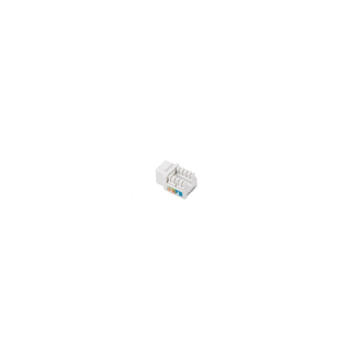 CONECTOR LANBERG KEYSTONE RJ45 HEMBRA EXTERNO LSA INTERNO UTP CAT 6 90Âº PARA CABLES 22 26AWG KSU6-1090