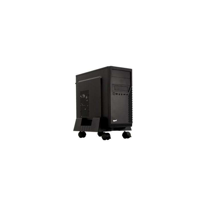 SOPORTE CPU IGGUAL AJUSTABLE CON RUEDAS NEGRO IGG316115