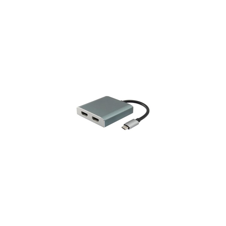 ADAPTADOR EQUIP USB-C MACHO A 2 HDMI HEMBRA 133464