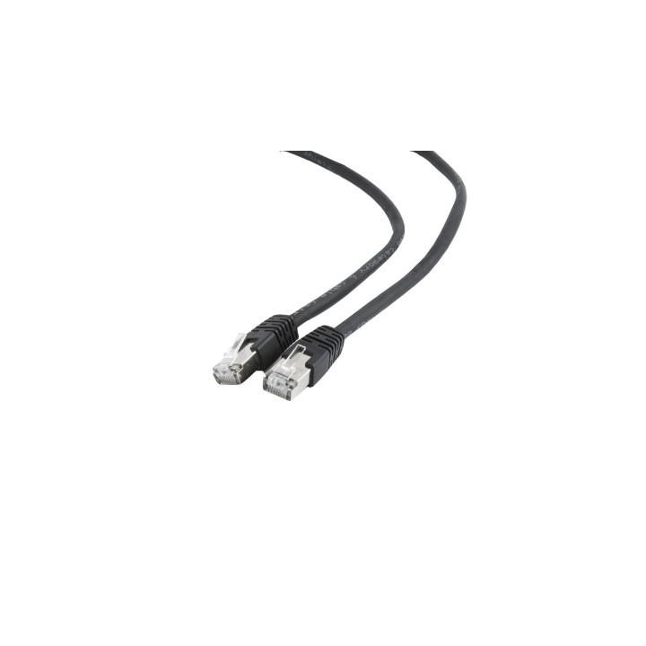 LATIGUILLO GEMBIRD CAT 6 FTP 0.5METROS NEGRO PP6-0.5M/BK