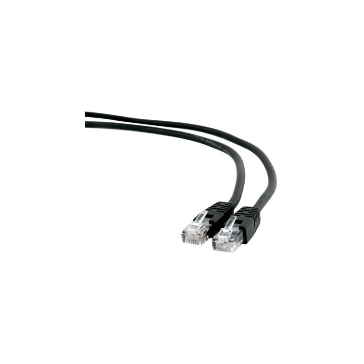LATIGUILLO GEMBIRD CAT 6 UTP 5METROS NEGRO PP6U-5M/BK